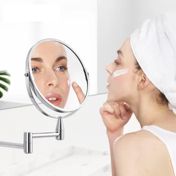 

Extendable 7 inch 1X5X Magnifying Bathroom Mirror Smart Mirror Makeup Wall Mounted Mirror Bathroom Mirror Cabinet