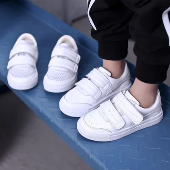 

Comfy kids Genuine Leather Sneakers shoes for children's shoes flat with girls boys sneakers size 21-36 High quality sneakers