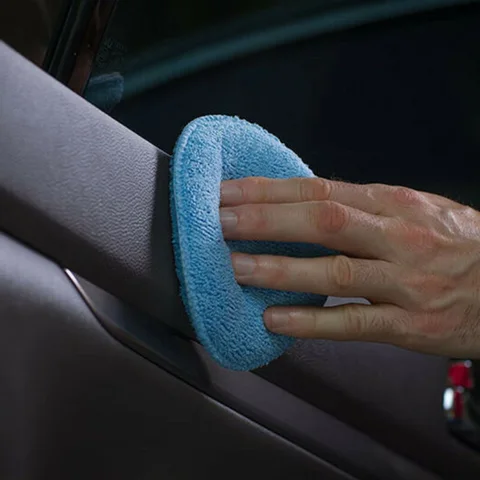 Esponja de Enceramento Lavável de Alta Densidade Pces Carro Aplicador Polonês Almofada Espuma 24