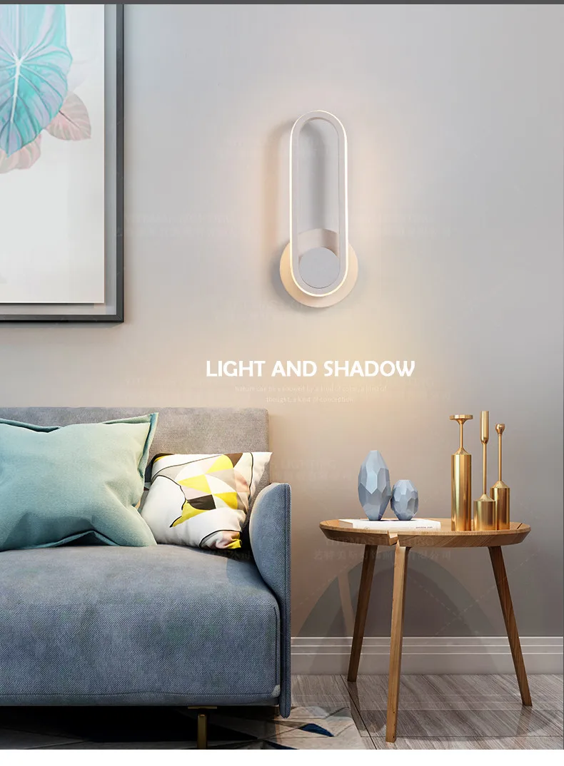 7Modern LED wall lamp flexible led wall sconce light adjustable wall lamp dimmable wall lights for home restaurant hotel bar shop
