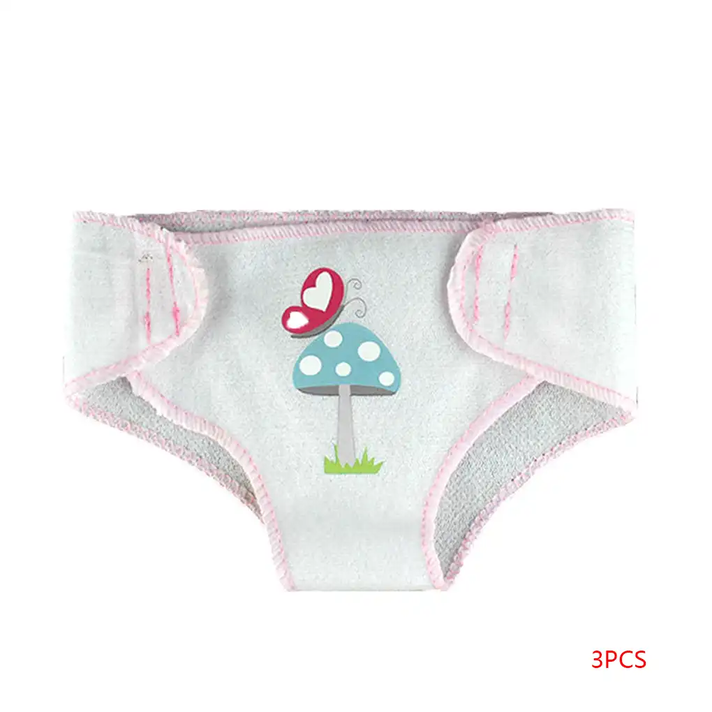 reusable baby doll diapers