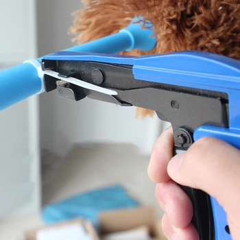 

(width: 2.4-4.8mm,thick:1.6mm)Nylon Cable Tie Pliers Gun HS-600A Automatic Tightening Cutting Tool Bundling Wire Harness Pliers