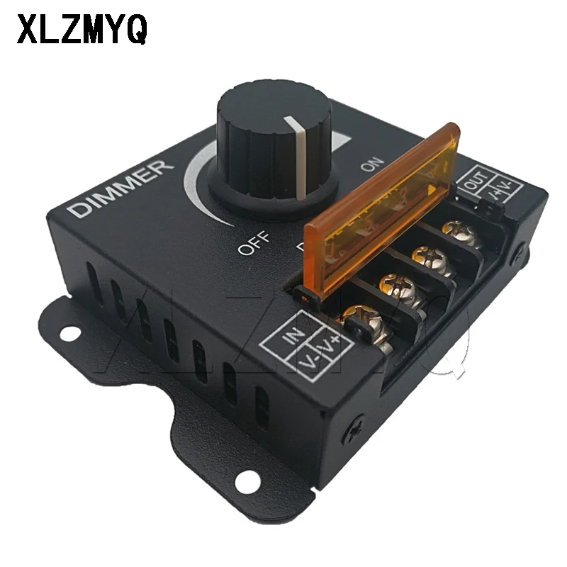 Controlador de Alimentação Pces Dimmer Ajustável Brilho Lâmpada Tira Driver Única Cor Luz dc 12v 24v 360w 5 - 30a Led 2 5 pces 30a led dimmer ajustável brilho