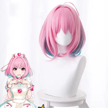 

Anime the Idolmaster Cinderella Girls Yumemi Riamu Cosplay Wigs 35cm Gradient Short Bobo Styled Heat-resistant Fiber Hair Wig