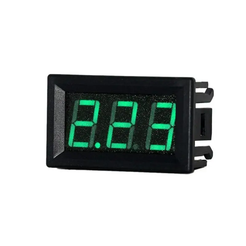 Mini 0.56in LED Digital Display DC 0-10A Ammeter Current Amp Panel Meter Digital Voltmeter Ammeter LED Display Voltmeter Tool - Цвет: Зеленый