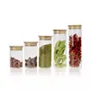 2PCS 100/150/200/250/300/350/400ml Glass Storage Bottles Grains Spice Tea Leaf Coffee Beans Candy Food Jars Kitchen Containers 1