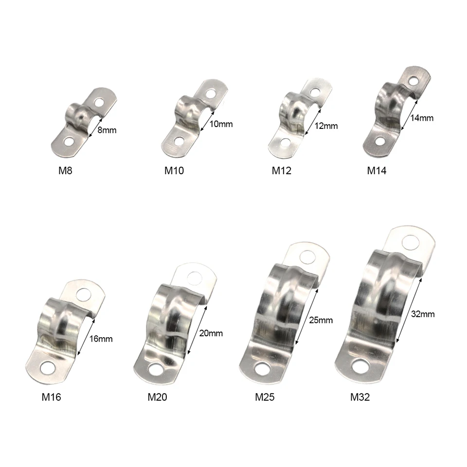 tubulação u braçadeira suporte tubo cinta 8mm-32mm