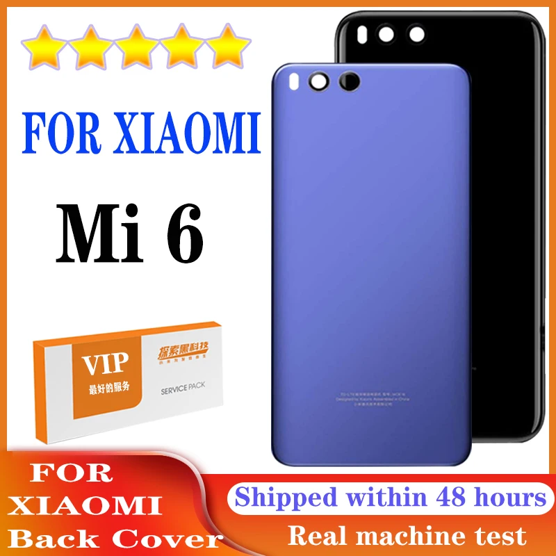 Оригинальный задний корпус для Xiaomi Mi 6 Крышка батарейного отсека mi6 задняя крышка