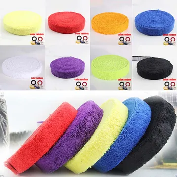 

5m*3.2cm Badminton Tennis Racket Towel Grip Sweatband + Sealing Adhesive Tape Sweat Wicking Wear-resistant