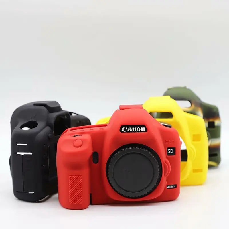 Кожа брони чехол защитный для Canon EOS 5D Mark II 5D2 60D 90D 77D 750D 5D3 6D2 4000D 3000D SLR | Электроника