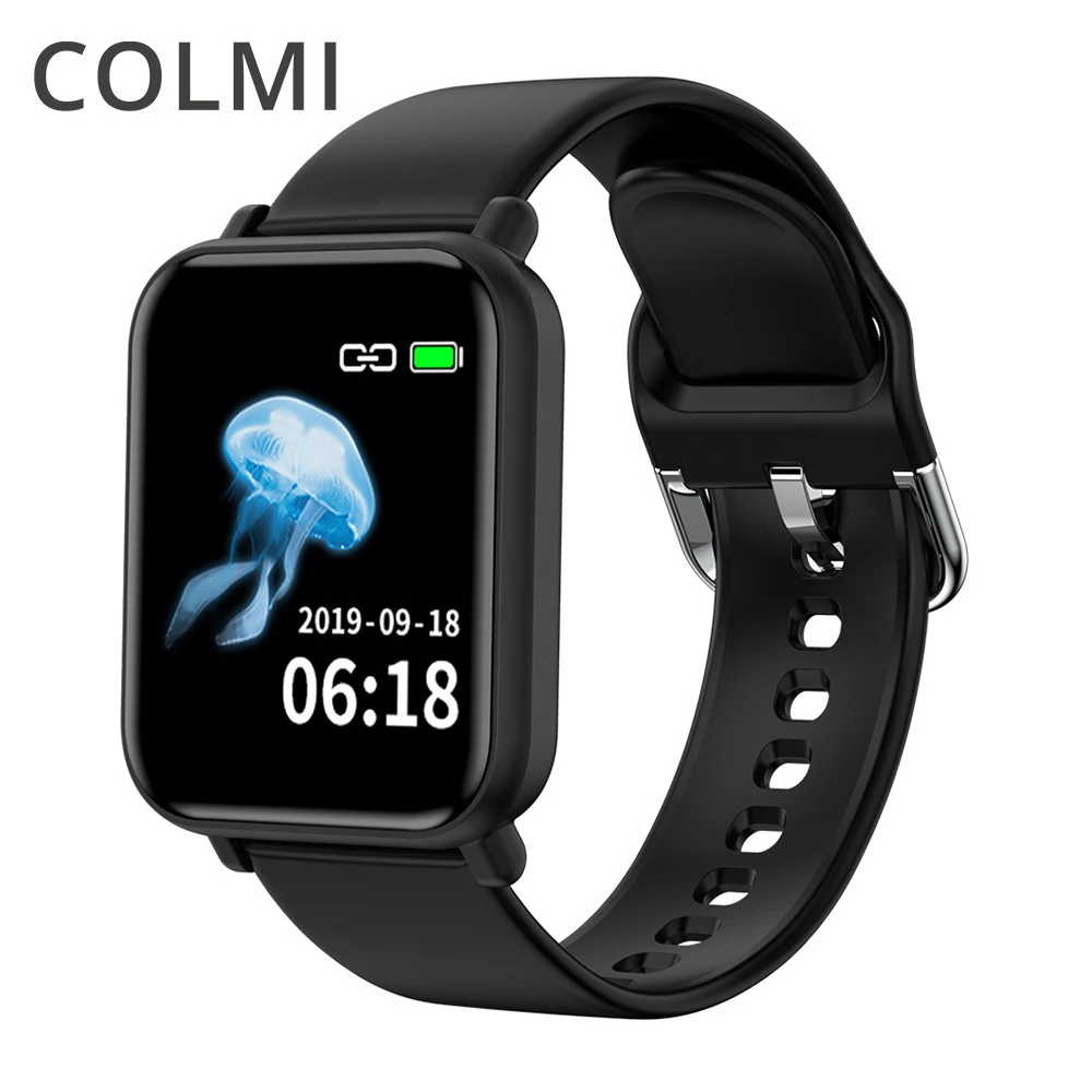 COLMI R16 Smart Bracelet IP68 Waterproof Sports Pedometer Heart Rate Sleep  Monitoring Smart Watch Men for Android and IOS PK B57|Smart Watches| -  AliExpress