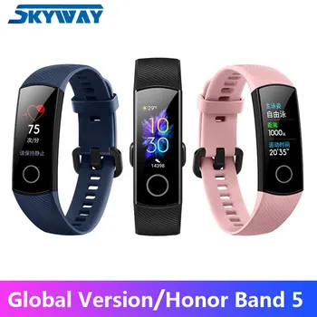 

Global Version Honor band 5 smart band blood oxygen Huawe honor smart watch heart rate fitness sleep swimming sport tracker