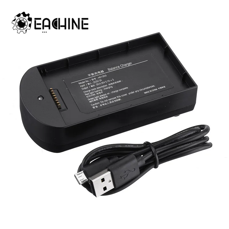 

Original Eachine EX4 Battery Balance Charger With USB Charging Cable WIFI FPV RC Drone Quadcopter Spare Parts