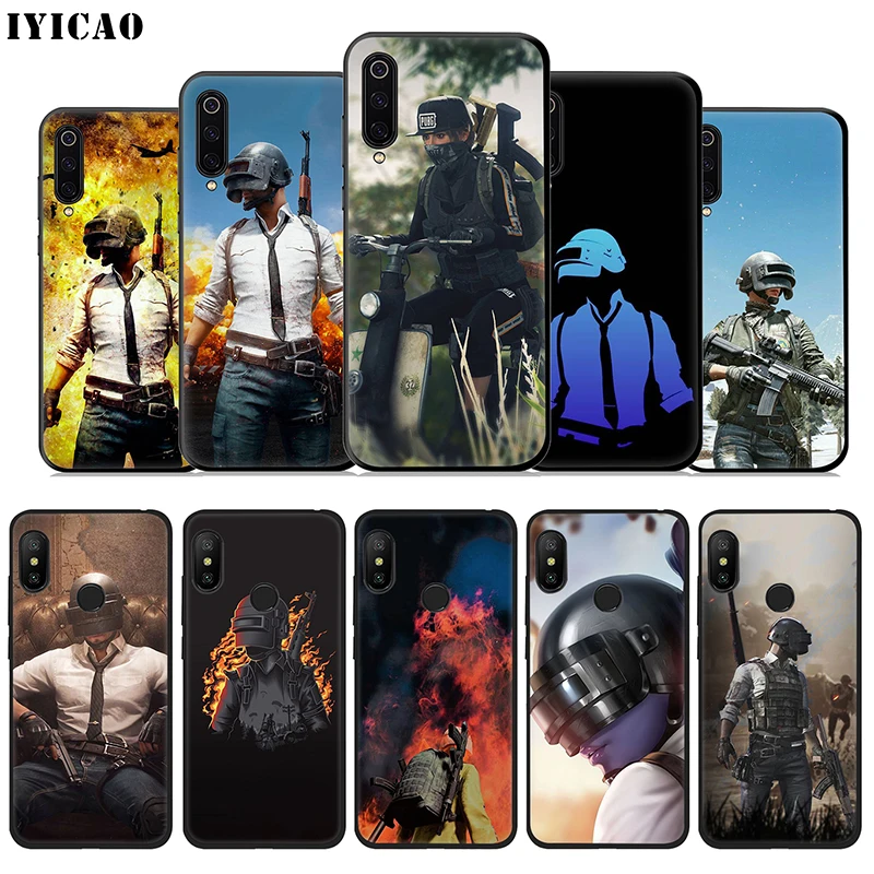 IYICAO PUBG Soft Case for Xiaomi Mi A3 A2 A1 10 9T CC9E CC9 9 8 6 Se Lite F1 5X 6X MiA1 MiA2 MiA3 |