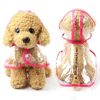 

Fashion Dog Raincoat Cat Pet Clothes Transparent Raincoat Hood Pet Raincoat Outdoor Raincoat Small Dog Accessories Clothes