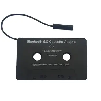 

Aux Adapter Car Bluetooth 5.0 + EDR Audio Cassette to Aux Adapter For iPhone MP3 AUX Cable CD Player Jack Plug