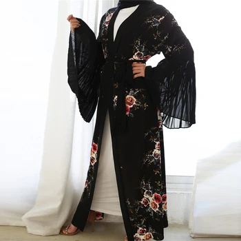 

Abayas For Women Kaftan Dubai Caftan Ramadan Saudi Arabic Abaya Mujer Kimono Cardigan Hijab Muslim Dress Islamic Clothing Oman