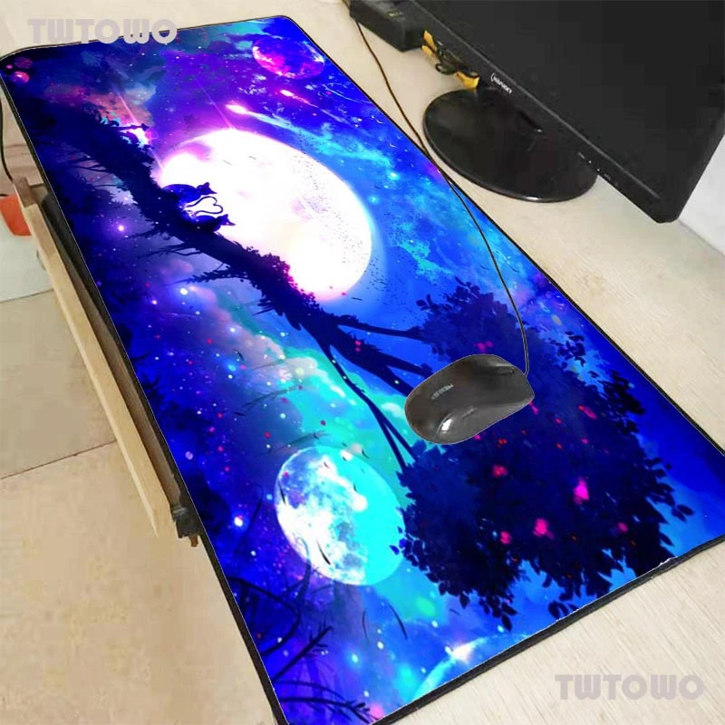Alfombrilla de con diseño de Mono para Gamer, tapete grande para escritorio, de ordenador, tapete para jugar al ratón|Alfombrillas de ratón| -