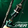 CEMREO Spinning And Casting Fishing Rod 3-4 Section 1.8/2.4m Portable Travel Ultra Light M Action Fishing Tackle ► Photo 3/6