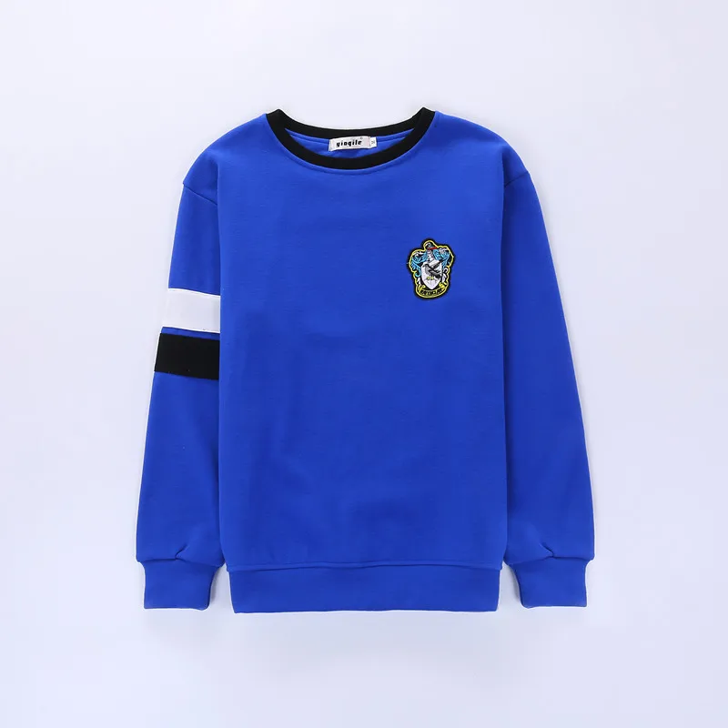 only hoodie Ravenclaw Толстовка Косплей Слизерин форменная Толстовка костюм Hufflepuff джемпер шарф Гриффиндор джемпер свитер Гермиона Грейнджер - Цвет: only hoodie