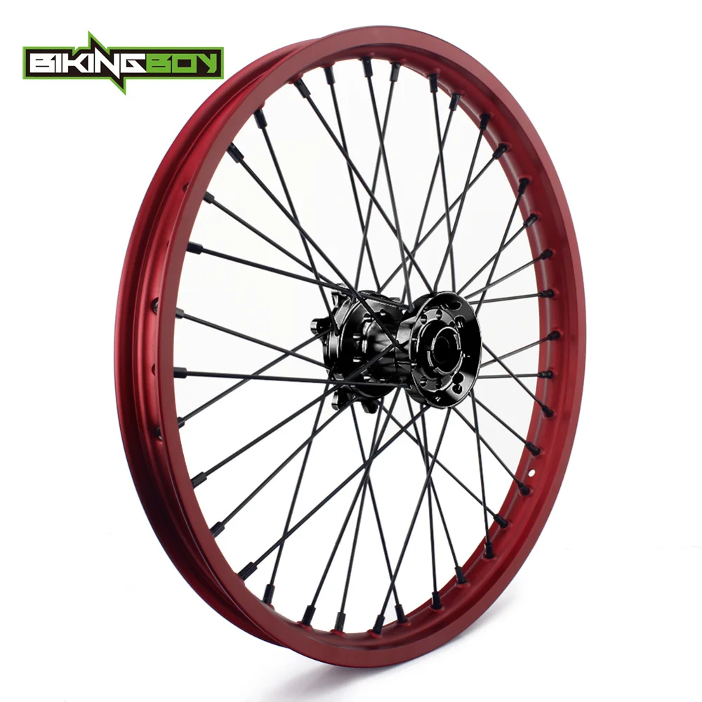 BIKINGBOY 2" /19"/1" передние задние колеса диски ступицы для Honda CRF 250 R 2004-2013 CRF 450 R 2002-2012 CR 125 250 R 2002-2013