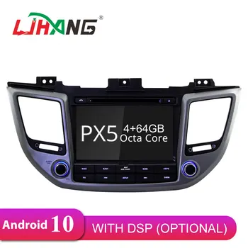

LJHANG Android 10 Car DVD Player for HYUNDAI TUCSON ix35 2016 2017 WIFI Multimedia GPS Navigation 2 Din Car Radio Video Stereo