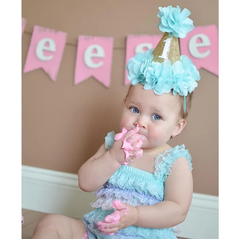 2pcs/bag Cute Princess Children Crown Hair Accessories Baby Golden Thin Headband Birthday Party Headdress | Мать и ребенок