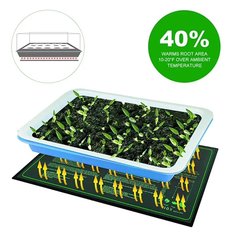 Plant Seedling Brooder Incubator Pet Reptiles Heating Mat Pads Eu/us/uk