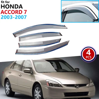 

for Honda Accord 7 Euro Acura TSX Inspire 2003~2007 Window Visor Vent Awnings Rain Guard Deflector Shelters Car Accessories 2004