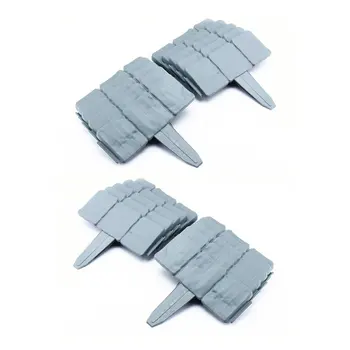 

Imitation Stone Fence Garden Plastic Fence Grey Stone Effect Lawn Edging Plant Bordering Cobblestone Garden Border