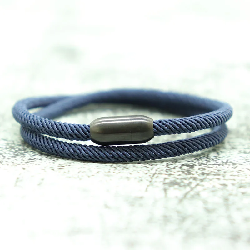 Fashion Rope Bracelet Man Attract Magnet Braclet Hombre Stainless Steel Braslet Homme Accessories Gift For Boyfriend Husband - Image 6