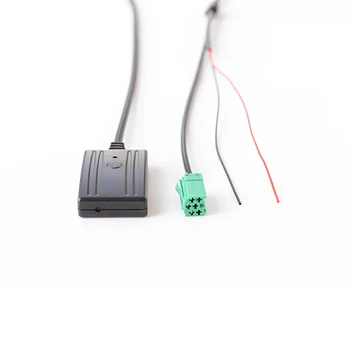 

6 Pin 3.5 MM AUX Microphone Media Bluetooth AUX Adapter Cable Stereo for Renault 2005-2011