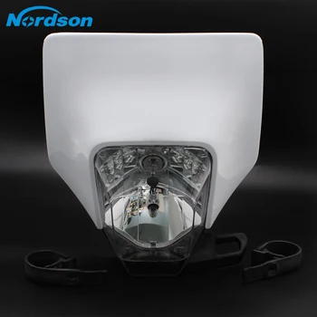 

Nordson Motorcycle Headlight Headlamp Head Light Lamp Supermoto Fairing for HUSQVARNA 250 350 450 501 2017 2018 2019