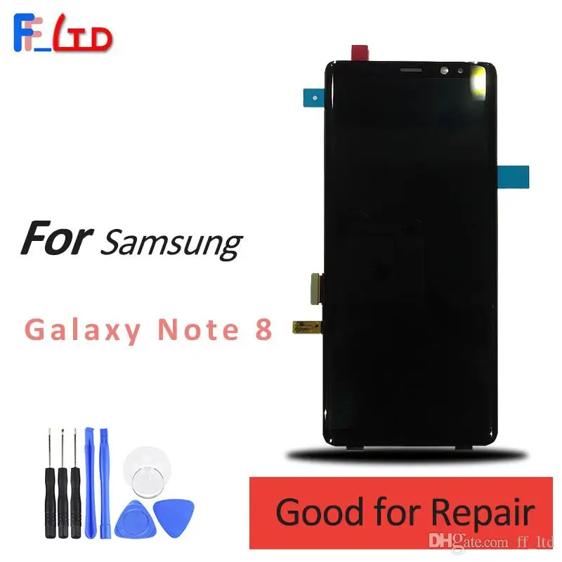 Original Lcd For Samsung Note 8 Lcd Display Digitizer 6.3 Inch Note