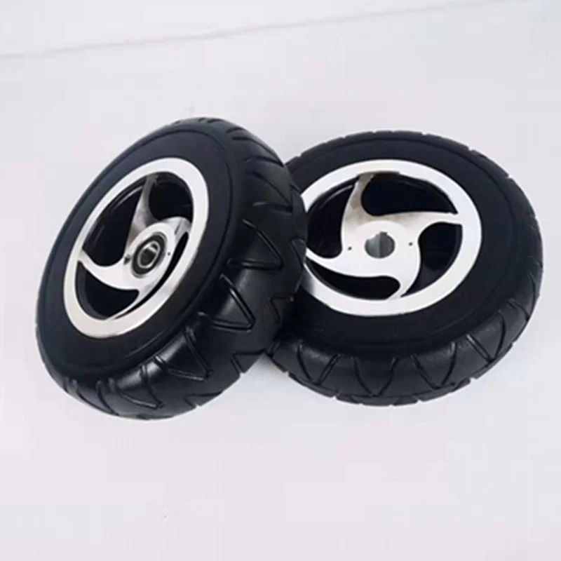 JayCreer 8 Inches 200X60mm Mobility Scooter Wheel Assy For Electric Mobility Scooter