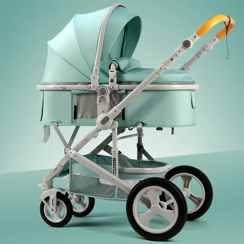 belecoo luxury Baby Stroller High Landscape Four Wheel 2 in 1 Carriage Can Sit Can lie Light Folding Children Pram belecoo luxury Baby Stroller High Landscape Four Wheel 2 in 1 Carriage Can Sit Can lie Light Folding Children Pram