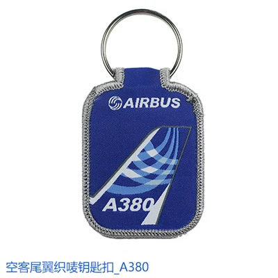 Логотип Аэробус синий воздушно-хвост подарочная упаковка A320 A330 A340 A350 A380 ярлык для багажной сумки подарок для полетов экипаж, пилот - Цвет: A380