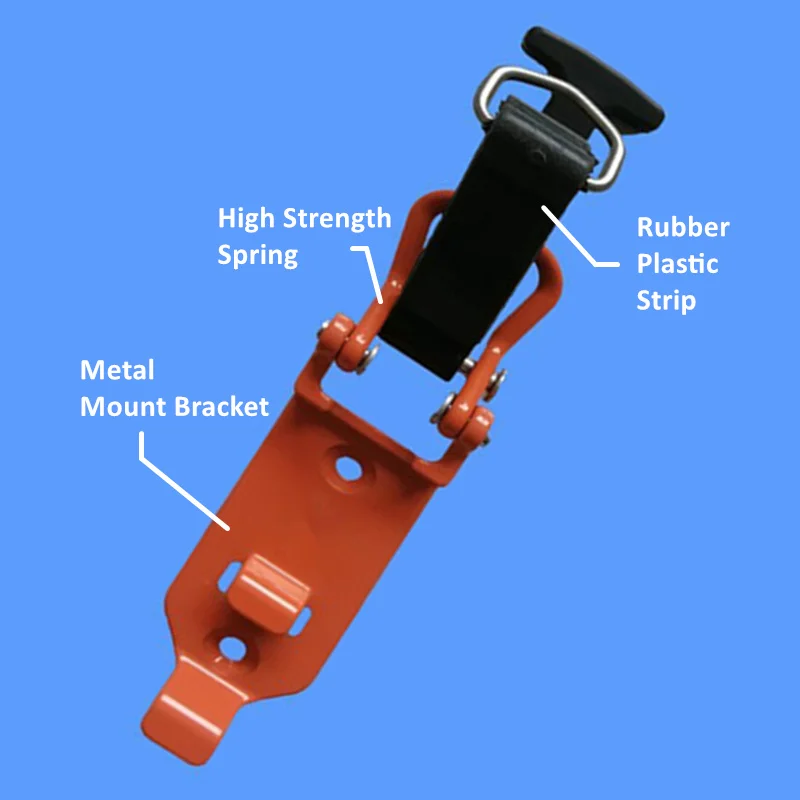 ALWAYSME Universal Fire Fighter Tools Holder Tie Down Strap Fastener Clamp For Fire Trucks