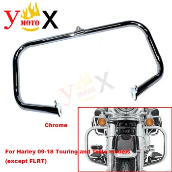 

Engine Guard Buffer Bumper Highway Crash Bar For Harley Touring Road Glide FLTRX FLTRU CVO FLTR Road King FLHR FLHRC 2009-2018