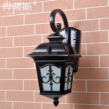 

Retro Outdoor Wall Light Favorable Europe Villa Sconce Lamp Waterproof Exterior Garden Doorway Light Vintage Entrance Porch Lamp