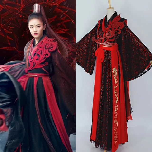 Tenues de danse sur scène Hanfu, nouveau drame, l'actrice Starry Love, même  conception, costume nickel é, délicat, performance de haute qualité -  AliExpress