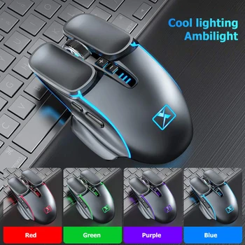 

G540 Wired Gaming Mouse 6400 DPI Adjustable Mouse 5 Buttons Honeycomb hollowing Design Programmable for PUBG LOL FSP CF Gamers
