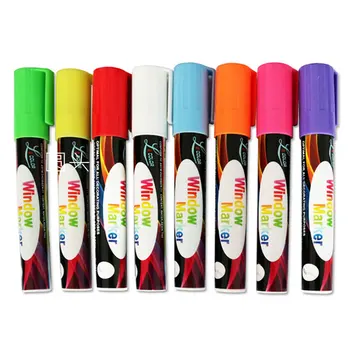 

8pcs/set Painting Liquid For Blackboard Art DIY School Office Accessories Window Glass Fluorescent Pen
