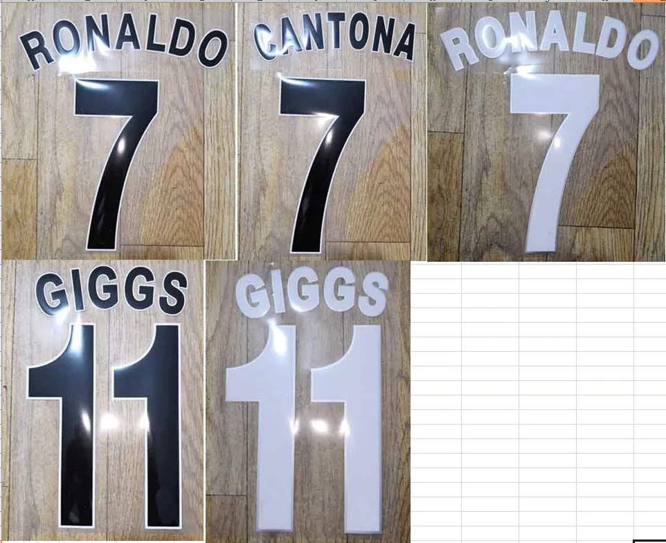 Винтажный RONALDO CANTONA GIGGS именной патч, значок