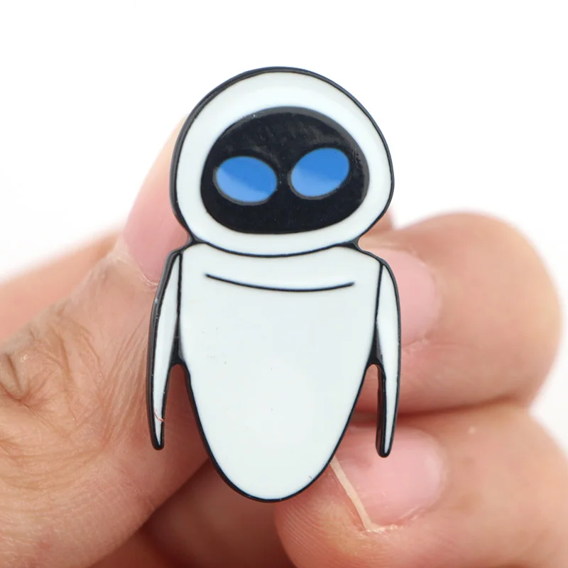 K836 робот мультфильм аниме эмалированные булавки и броши для женщин и мужчин нагрудные булавки рюкзак сумки значок воротник ювелирные изделия 1 шт