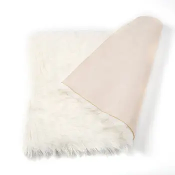 

3 Sizes Soft Rectangle Faux Sheepskin Rug Fluffy Plush Sofa Carpet House Living Room Bedroom Carpet Shaggy Area Rug Floor Mat
