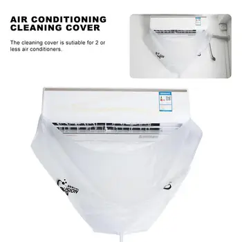 

Air Conditioner Cleaning Cover Leak-proof Air Conditioner Dust Washing Water Holding Waterproof Cover Protector Accessories