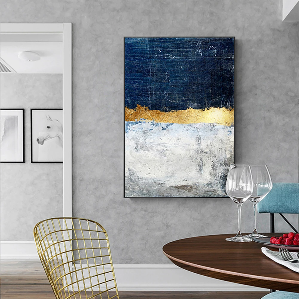 hand made 100% oil painting on canvas modern  Best Art Abstract oil painting Golden years XD1-309 (12)