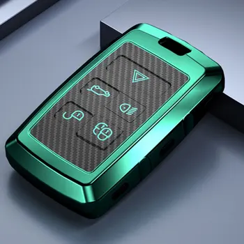 

Tpu Carbon Fiber Car Remote Key Case Cover for Land Rover A9 Range Rover Sport Evoque Freelander 1 2 Discovery Sport Accessories