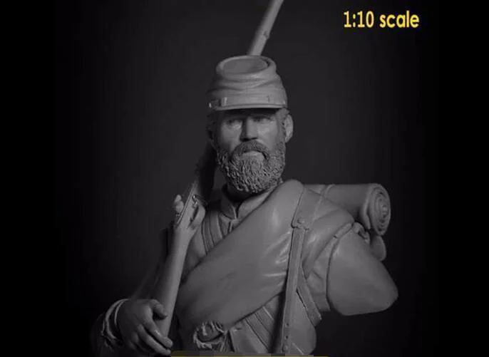 Unassambled 1/10 древний воин стенд бюст статуэтка в виде набор миниатюрных моделей